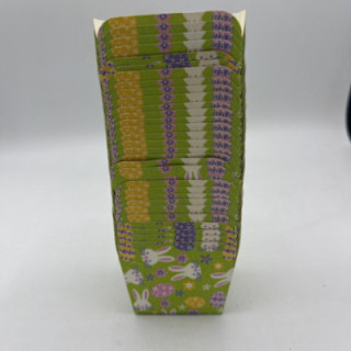 Yeşil kare tavşanlı cupcake kalıp adet:30 çap 8 cm