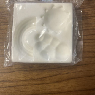 Gökkuşağı güneş bulut temalı beyaz silikon kalıp