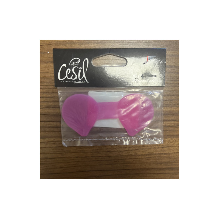 Pembe renk yaprak modelleme kalıbı silikon