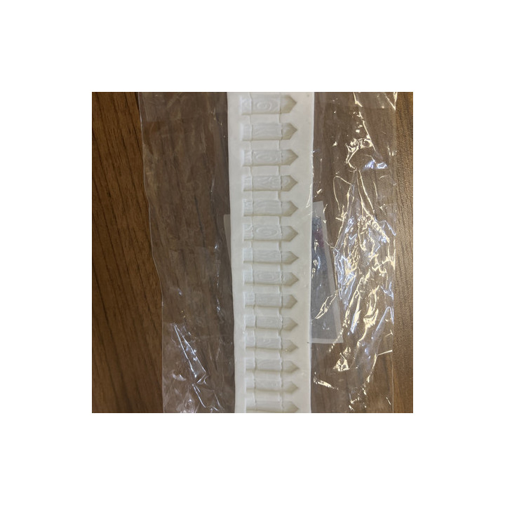 Beyaz renk çit desen silikon kalıp