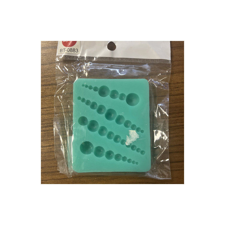 Su yeşili 4lü bubble çubuk silikon kalıp