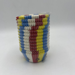 Siyah yıldızlı renkin cupcake kalıp adet:100