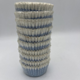 Mavi minik noktalı cupcake kalıbı adet 100lü