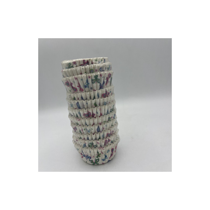 Kelebekli hbirthday yazılı cupcake kalıbı adet:100lü