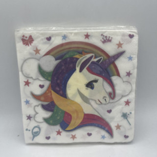 Unicorn desen peçete 20li