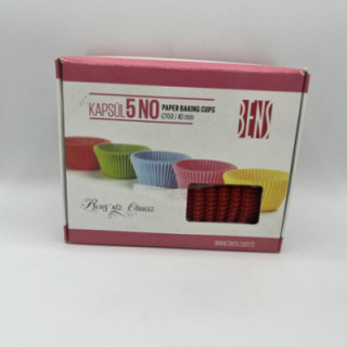 Bens Kapsül Cupcake No:5 Renk:Kırmızı