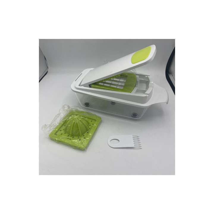 Hiper büyük hazneli şekilli doğrayıcı yeşil beyaz