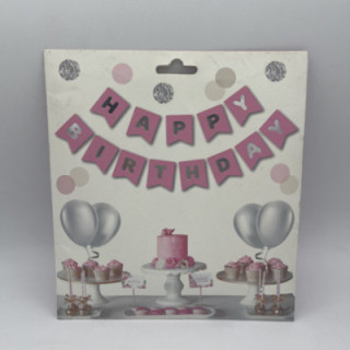 Pembe renk hb day banner