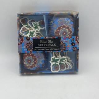 24 Adet Cupcake&Kürdan Parti seti. Model:2