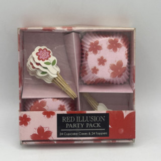 24 Adet Cupcake&Kürdan Parti seti. Model:3