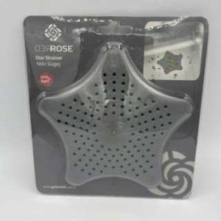 Gri yıldız lavabo süzgeçi