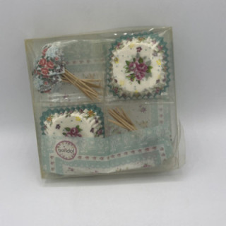 24 Adet Cupcake&Kürdan Parti seti. Model:4