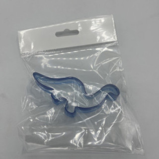 Mavi plastik kurabiye kalıbı (dinazor)