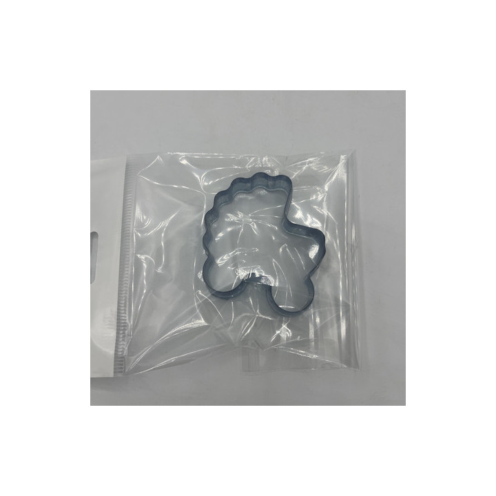 Mavi plastik kurabiye kalıbı (bebek arabası)