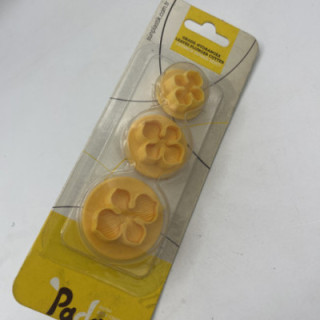 Üçlü turuncu ortanca yaprağı şekilli basmalı kalıp plastik