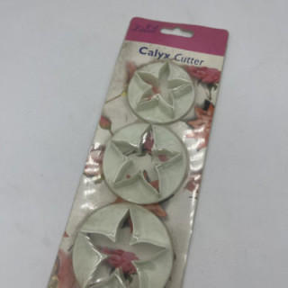 Üçlü beyaz yıldız çiçeği kalıp