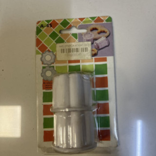 Çiçek desen beyaz renk ikili kopat set