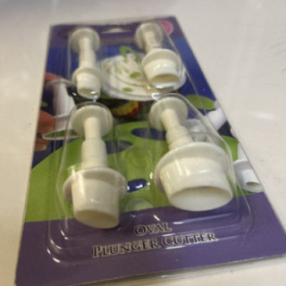 4lü beyaz oval kopat set