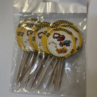 İş makinesi temalı kürdan seti araçlar 20li