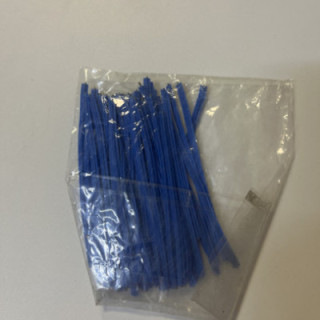 Mavi renk telli paket ağız kilidi 40lı