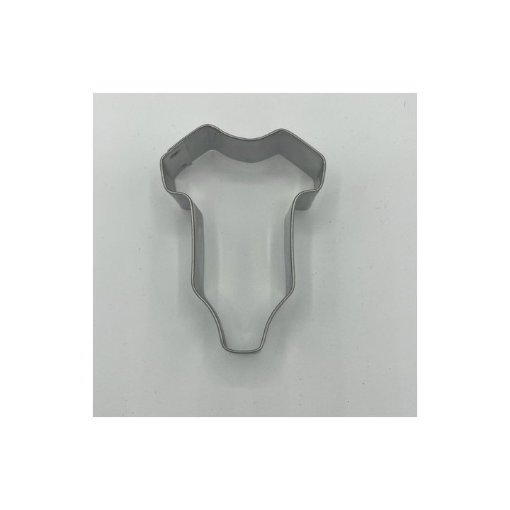 Zıbın şeklinde metal kurabiye kalıbı