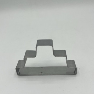 Katlı pasta şeklinde metal kurabiye kalıbı