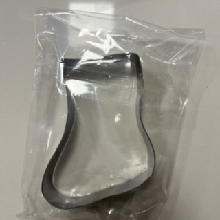 Çorap şeklinde metal kurabiye kalıbı