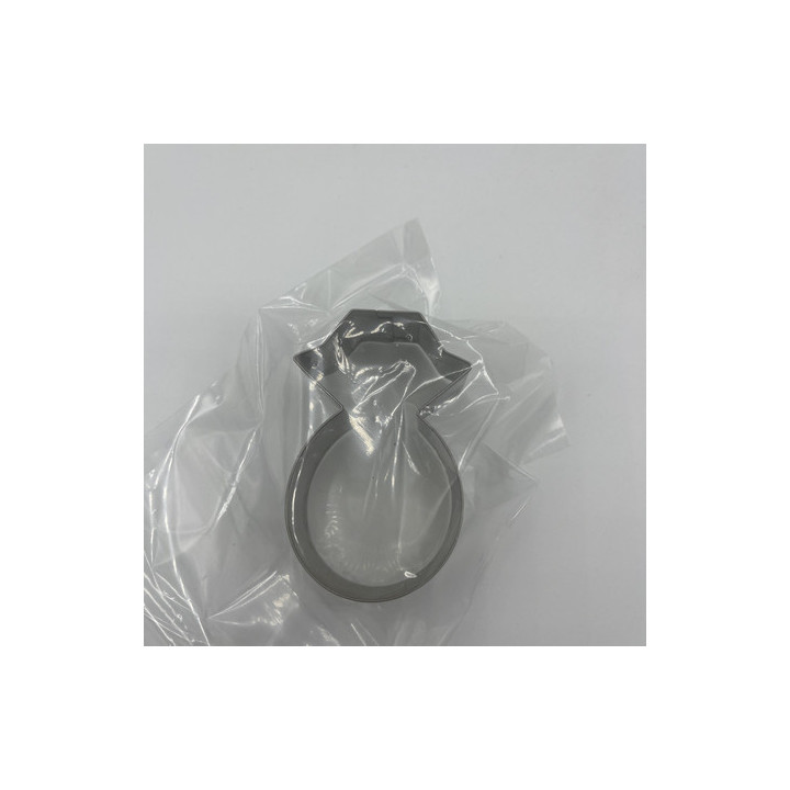 Pırlanta yüzük şeklinde metal kurabiye kalıbı