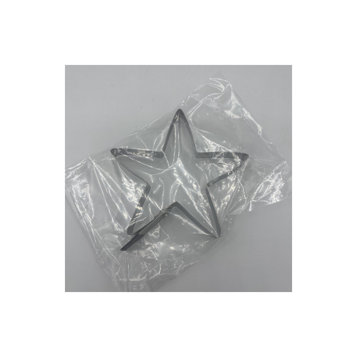 Büyük yıldız şekilli metal kurabiye kalıbı