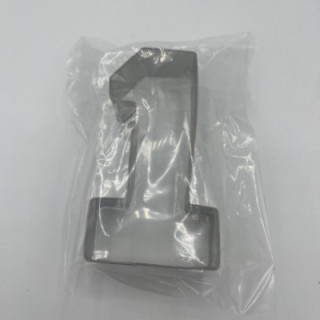 Büyük 1 rakam kurabiye kalıbı metal