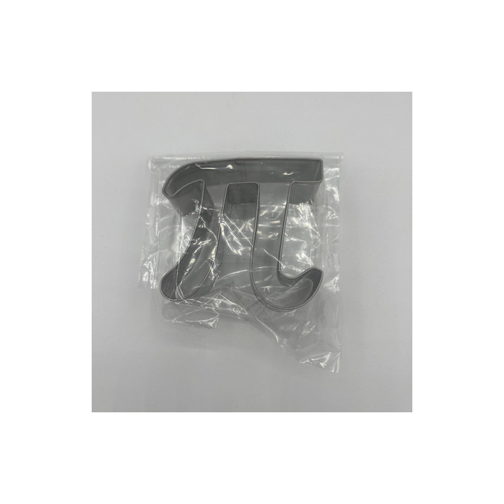 Pi sayısı şekilli metal kurabiye kalıbı