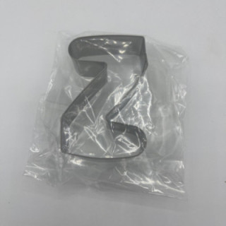 Z harf şeklinde metal kurabiye kalıbı