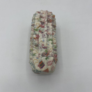 Renkli happy birthday mini Cupcake çap:2cm 100lü