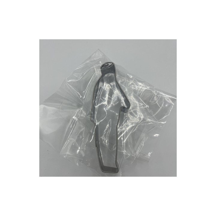 Adam silüeti şeklinde metal kurabiye kalıbı