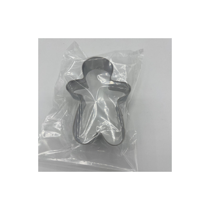 Büyük kurabiye adam şeklinde metal kurabiye kalıbı