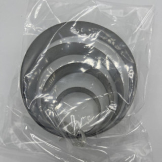 4lü yuvarlak şekilli metal kurabiye kalıbı