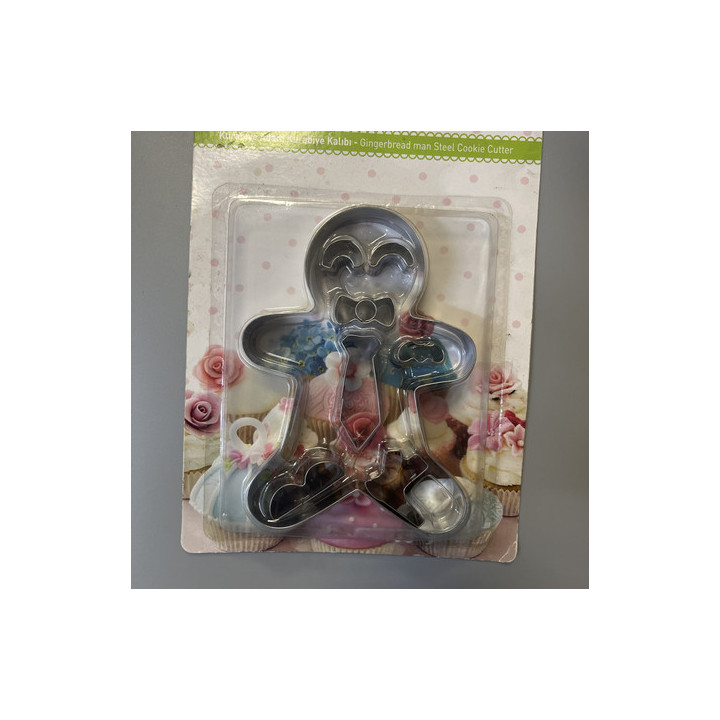 Kıravatlı kurabiye adam kalıbı