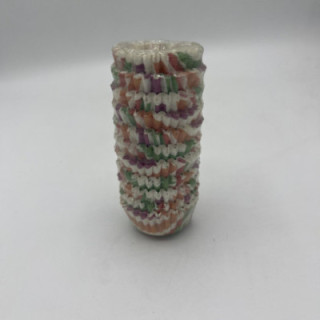 Renkli çizgili mini Cupcake çap:2cm 100lü