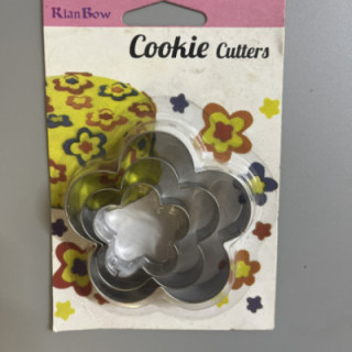 Üçlü metal çiçek kalıp