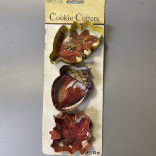 Sonbahar temalı 3lü metal kalıp