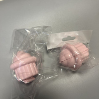 Pembe cupcake şeklinde plastik cake pop mini kalıp