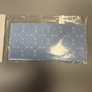 Mandala desen hamur şekillendirici mavi renk