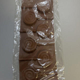 Kahverengi Çubuklu döner lolipop desenli silikon kalıp