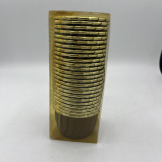 Kahverengi kenar gold Cupcake kalıp çap:7 cm adet:25