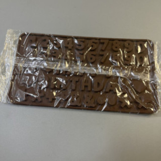 Silikon kahverengi hbday rakamlı set