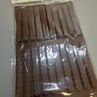 Kahverengi tırtıl şekil silikon kalıp