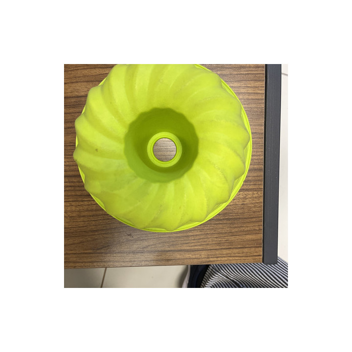 Yeşil silikon büyük kek kalıbı